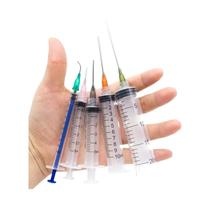 Seringa Aplicadora De Cola Com Ponta Cega Para Cola Líquida, Tinta, Perfume E Fabricação De Brilho