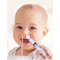 Seringa Aspirador Nasal Para Bebe Com Ponta de Silicone 1Und