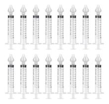 Seringa Aspirador Nasal Para Bebe Com Ponta Silicone 100un Seringa Aspirador Nasal Para Bebe Com Ponta Silicone 100un