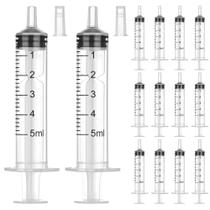 Seringa AYMSO Plástica 5 ml Pacote com 50 Unidades com Tampa Seringa AYMSO Plástica 5 ml Pacote com 50 Unidades com Tampa