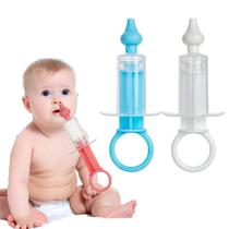 Seringa Baby Aspirador Nasal Infantil Limpeza Do Nariz Kit com 2 unidades