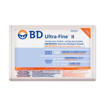 Seringa BD Ultra-Fine Insulina 50U Agulha Curta 8mm com 10 Unidades Seringa BD Ultra-Fine Insulina 50U Agulha Curta 8mm com 10 Unidades