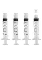 Seringa BHOWISK 5mL Luer Lock com tampa estéril, pacote com 50 unidades, laboratório