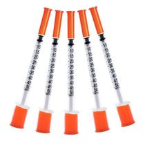 Seringa com agulha Gesanghua 0,5 mL 31G 6 mm Pacote de 100 Seringa com agulha Gesanghua 0,5 mL 31G 6 mm Pacote de 100