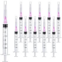 Seringa de amostra de laboratório Zoganton 3 mL com calibre 18 e 1,5 cm, pacote com 100