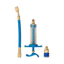 Seringa De Injeção De Óleo Para Ar Condicionado Automotivo 30ML 2OZ Com Adaptador De Acoplamento