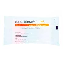 Seringa de Insulina com Agulha Fixa 100UI Sol-M 1ml 30G 8 x 0,3mm com 10 Unidades Seringa de Insulina com Agulha Fixa 100UI Sol-M 1ml 30G 8 x 0,3mm com 10 Unidades