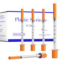 Seringa de laboratório Atsuhut 0,3 ml 31G 6 mm descartável, pacote com 100 unidades Seringa de laboratório Atsuhut 0,3 ml 31G 6 mm descartável, pacote com 100 unidades