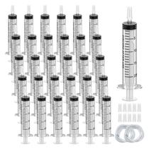 Seringa de plástico Omawrf 20 mL (pacote com 30) com tampa de ponta e tubo macio Seringa de plástico Omawrf 20 mL (pacote com 30) com tampa de ponta e tubo macio