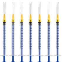 Seringa de plástico zoganton 1mL 25Ga com medição de 100 unidades