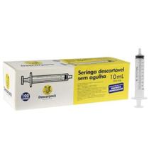 Seringa desc. 10ml s/agulha slip cx c/100
