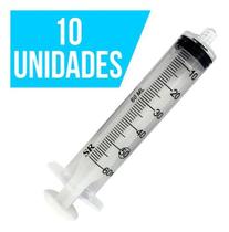 Seringa Descartável 60ml Sem Agulha LL 10 Unidades SR