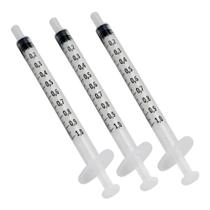 Seringa Descartável Estéril 1 ml Bico Luer Slip - 100 Unidades