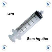 Seringa Descartável Hipodérmica 60 ml sem Agulha Bico Luer Lock - SR