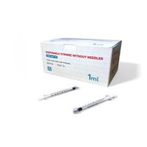 Seringa descartável Luer Lock 1mL estéril (caixa de 100)