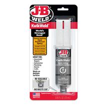 Seringa epóxi J-B Weld KwikWeld Reforçada com Aço 25mL Seringa epóxi J-B Weld KwikWeld Reforçada com Aço 25mL