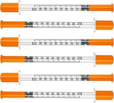 Seringa Erlest 31G 1ml Agulha 12,7mm Pacote com 100 Seringa Erlest 31G 1ml Agulha 12,7mm Pacote com 100