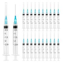 Seringa HANTSKOP 2mL Luer Lock com agulha 23G 1cm, pacote com 100