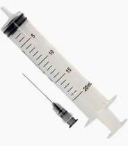 Seringa Hipodérmica 20ml com Agulha 0,7x25mm caixa com 250 UNIDADES