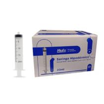 Seringa HiPodérmica Luer Lock 20ml (50 Unid) - Medix