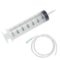 Seringa Hoypeyfiy 350 ml com tubo de 1 m para laboratórios, líquidos e animais de estimação Seringa Hoypeyfiy 350 ml com tubo de 1 m para laboratórios, líquidos e animais de estimação