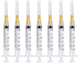Seringa Hyinghw 3mL Luer Lock com agulha 25G 1cm Pacote com 50