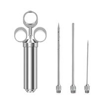 Seringa Injetora De Carne De Peru Para Churrasco, Kit De Injetor De Sabor Para Marinar, Ferramenta