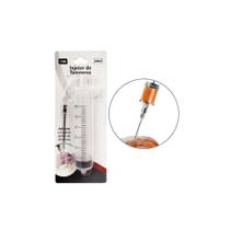 Seringa Injetora de Temperos 60ml Preparo Culinário 1 Unidade - FWB