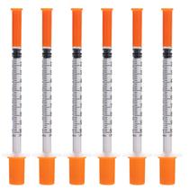 Seringa Knixxo U-100 de 1 mL com agulha 30G de 0,3 mm selada individualmente Seringa Knixxo U-100 de 1 mL com agulha 30G de 0,3 mm selada individualmente