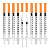 Seringa LXGMOQ 1 ml Agulha 31G 8 mm Pacote com 100 Unidades Seringa LXGMOQ 1 ml Agulha 31G 8 mm Pacote com 100 Unidades