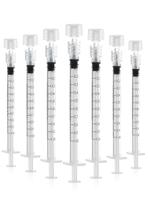 Seringa LZHNB Luer Lock de 1 mL estéril descartável (pacote com 50)
