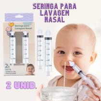 Seringa Nasal Infantil Care Limpeza Do Nariz 10 mL 2 unidades