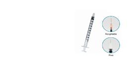 Seringa para aplicação ins- Caixa com 100 unidades - 1ml sem agulha - Medix
