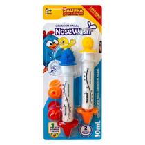 Seringa Para Lavagem Nasal Infantil Duplo 2 unidades Galinha Pintadinha + Pintinho 10ml - Nosewash