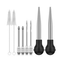 Seringa Para Marinada Com Escova Para Cozinhar Carne, Frango E Aves