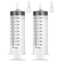 Seringa Plástica Goffing 500 ml, Kit com 2 Unidades e Adaptador Seringa Plástica Goffing 500 ml, Kit com 2 Unidades e Adaptador