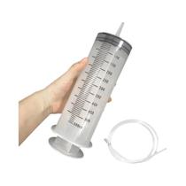 Seringa Reutilizável De Grande Capacidade 150ml-500ml Com Tubo De 1,3m Para Hidroponia, Alimentação Seringa Reutilizável De Grande Capacidade 150ml-500ml Com Tubo De 1,3m Para Hidroponia, Alimentação