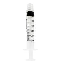 Seringa sem agulha 03 ML Luer Lock Descartável caixa com 100 unidades - Descarpack Seringa sem agulha 03 ML Luer Lock Descartável caixa com 100 unidades - Descarpack
