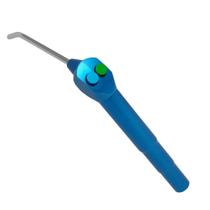 Seringa Tríplice Odontológica de Alumínio Quadrada Azul