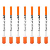 Seringa U-100 0,5 mL com agulha 31G 8 mm 1/2 cc descartável x20