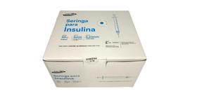 Seringa Ultra Fina 0,5ml 5mm X 0,23mm 32G Caixa C/ 100 Unidades Agulha fixa ENVIO JÁ