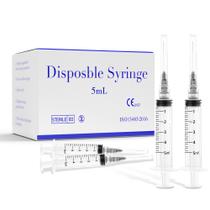 Seringa Zynkique 5 ml 22 G 3,2 cm com agulha, pacote com 100 unidades