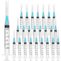 Seringas A AKRAF 3 mL com agulha 23G 1" Luer Lock, pacote com 100