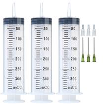 Seringas A AKRAF 350 mL com agulha 14G 1,5" x3 para cola, laboratório