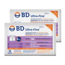 Seringas Bd Ultra-fine 30u De 6 Mm Com 20 Un