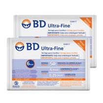 Seringas Bd Ultra-fine 50u De 6 Mm Com 20 Un