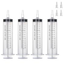 Seringas BeHerk 150mL para líquidos - Jardim com adaptador de ponta x4