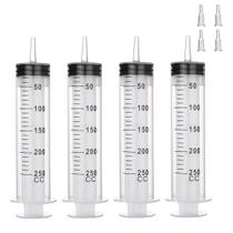 Seringas BeHerk 250 ml com adaptador de ponta x4 seladas individualmente