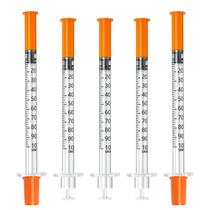 Seringas Carsloong U-100 1 ml 29G 8 mm pacote com 25 Seringas Carsloong U-100 1 ml 29G 8 mm pacote com 25