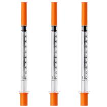 Seringas com agulha 1ml/CC 30G 5/16 (8mm) embaladas individualmente